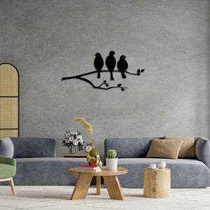 Metal Bird Outdoors Sign For Home decor