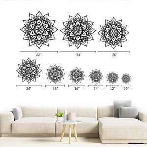 Mandala Metal Wall Art for Living Room Decor