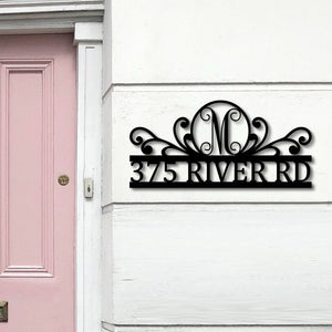 Personalized Home Address Signs,  Metal House & Garden Number Signs
