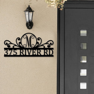 Personalized Home Address Signs,  Metal House & Garden Number Signs