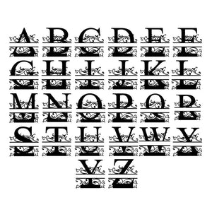 Personalized Metal Monogram Letters Name Sign - iWantDIY