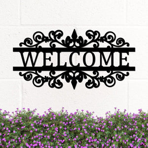 Welcome Metal Sign for Home & Garden - iWantDIY